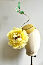 Kassidy - Yellow Feather Fascinator
