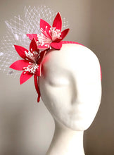 Kat - Fluro Pink Fascinator - MM421
