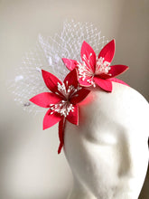 Kat - Fluro Pink Fascinator - MM421