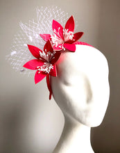 Kat - Fluro Pink Fascinator - MM421