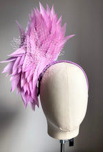 Tawn  - Lilac Feather  Fascinator - MM431