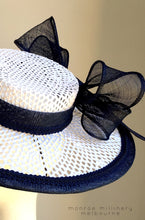 Annelise - Navy & White Boater - MM362
