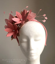 Cali - Dusty Pink & Latte Fascinator - MM374