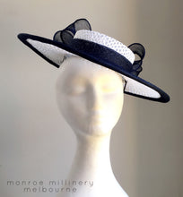 Annelise - Navy & White Boater - MM362