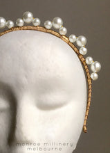 Pearl - Pearl & Leather Crown -MM313